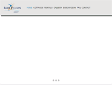Tablet Screenshot of bluepigeonresort.com